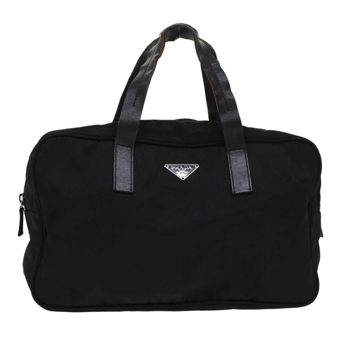 PRADA Hand Bag Nylon Black  45963