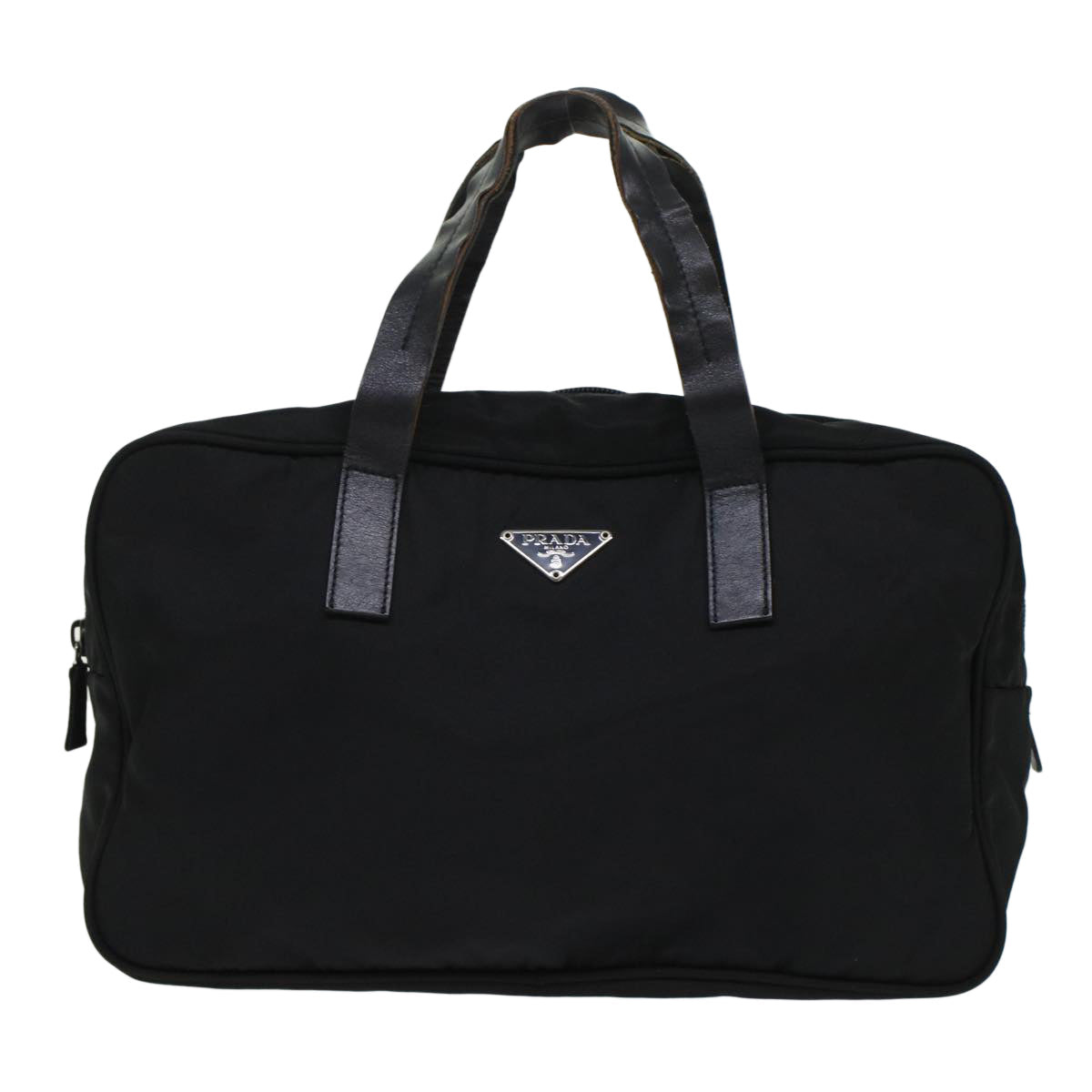 PRADA Hand Bag Nylon Black  45963