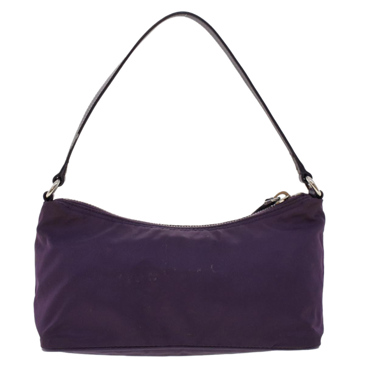 PRADA Accessory Pouch Nylon Purple  46139