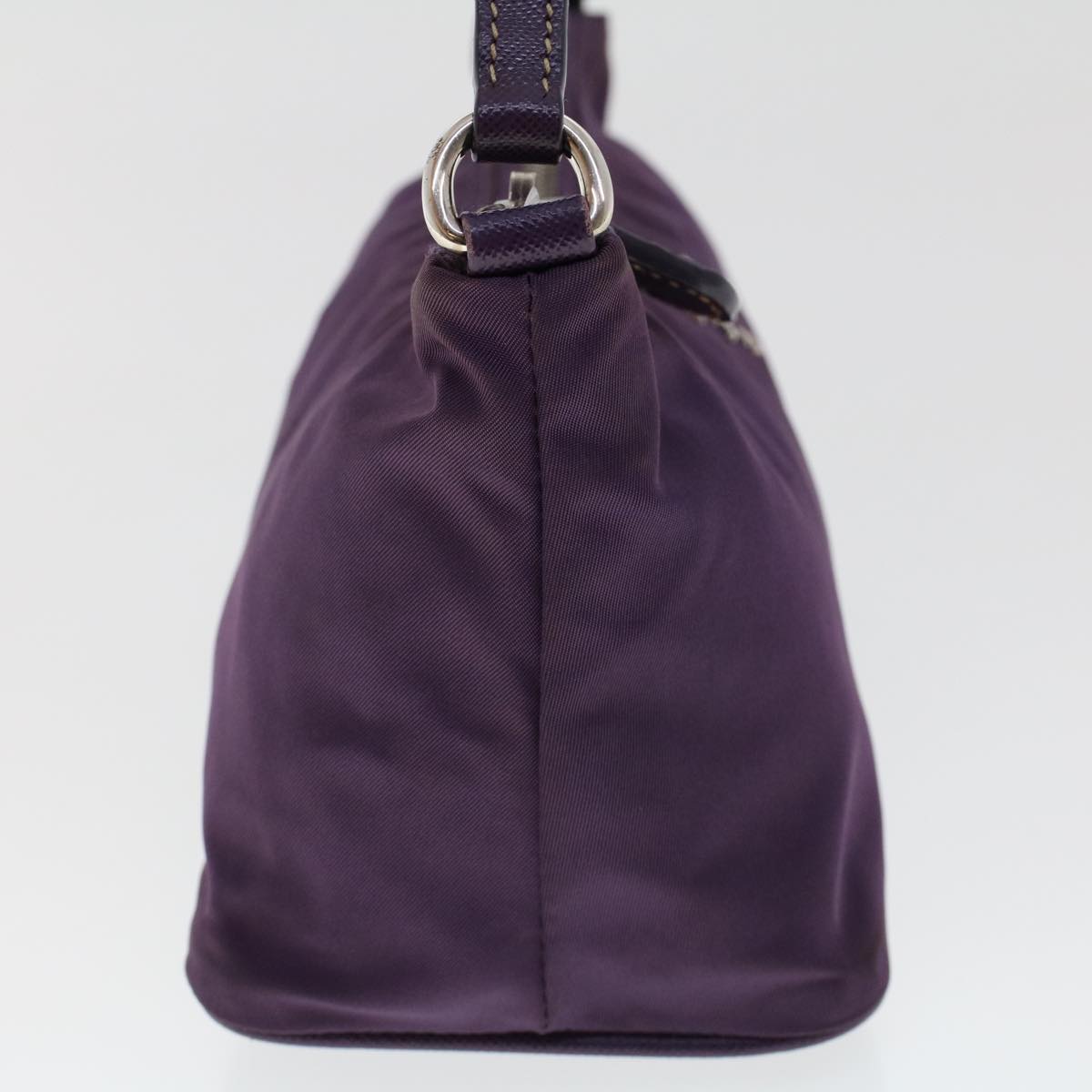 PRADA Accessory Pouch Nylon Purple  46139