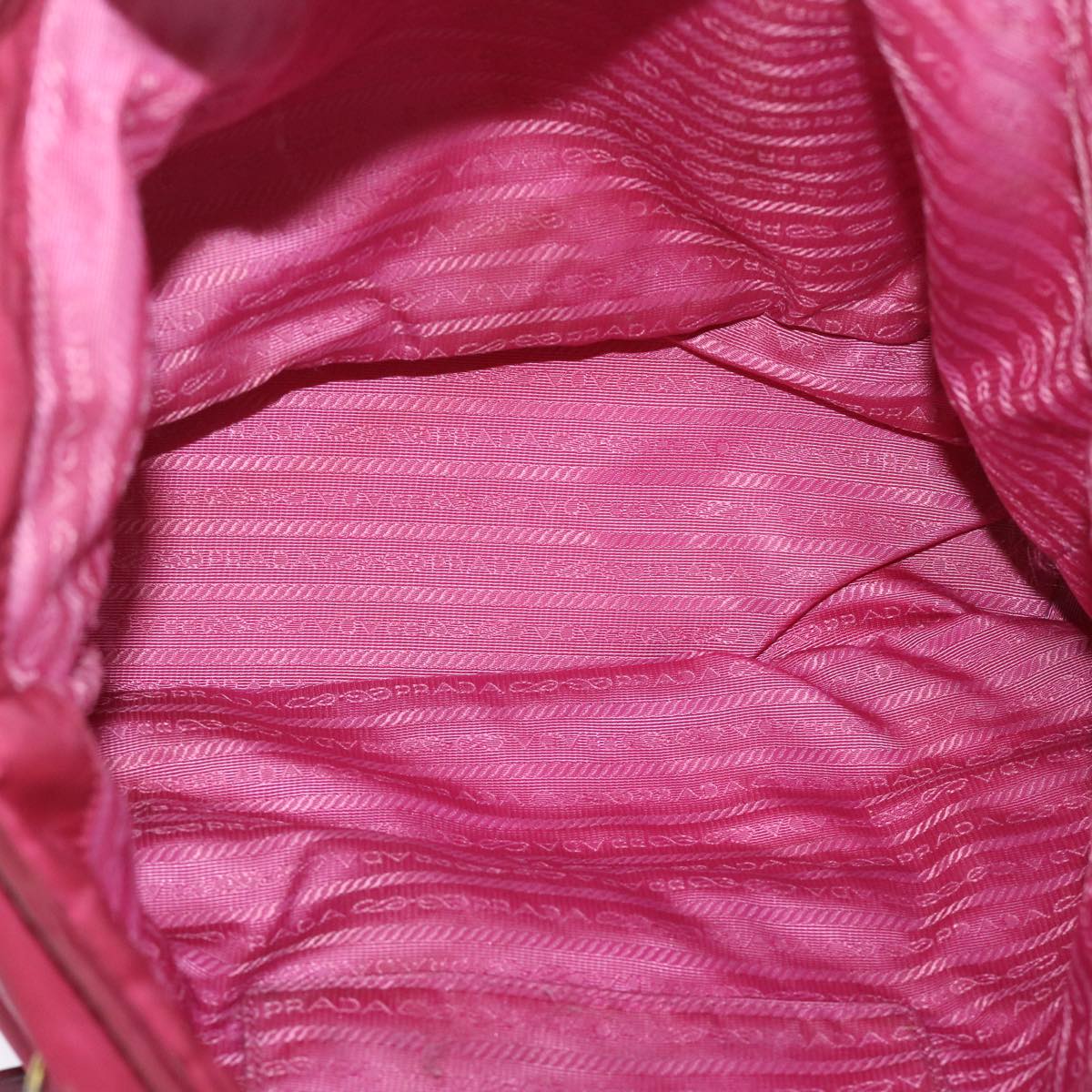 PRADA Tote Bag Nylon Pink  46322