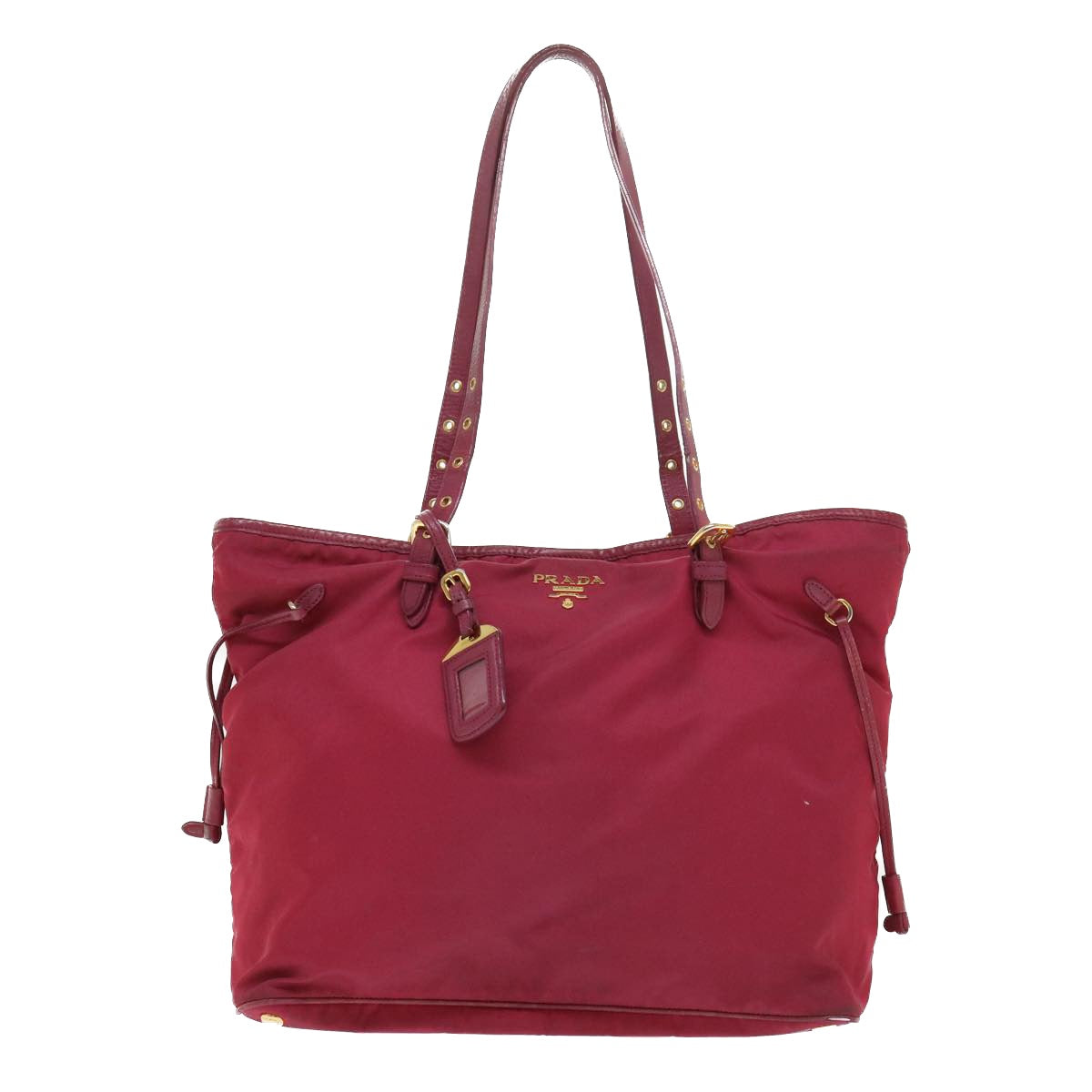 PRADA Tote Bag Nylon Pink  46322