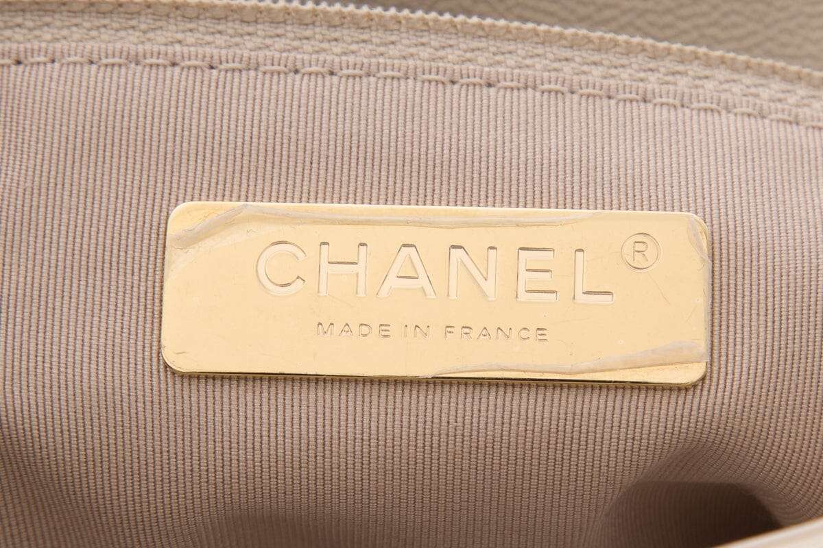 Chanel 19 Large Light Beige Handbag