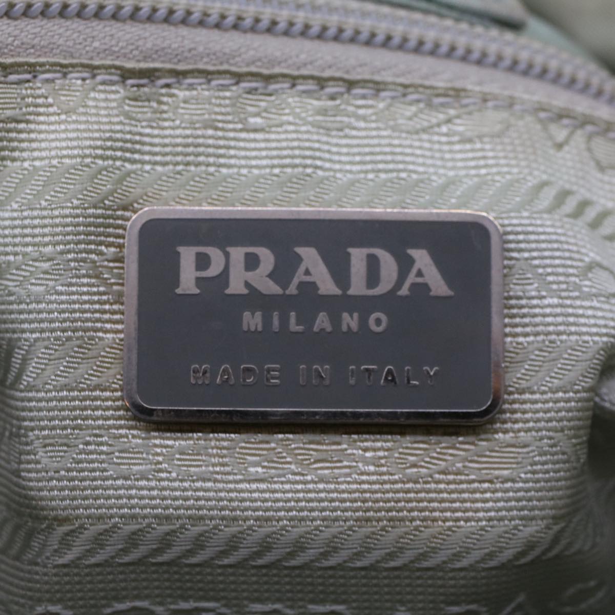 PRADA Tote Bag Nylon Light Blue  47374