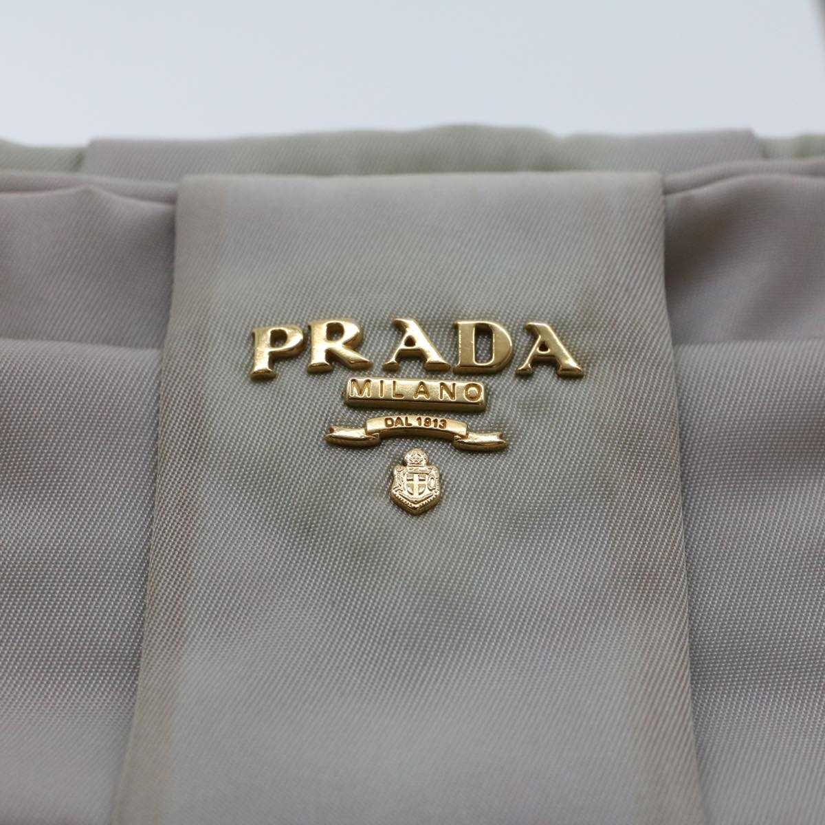 PRADA Hand Bag Nylon 2way Gray  48005