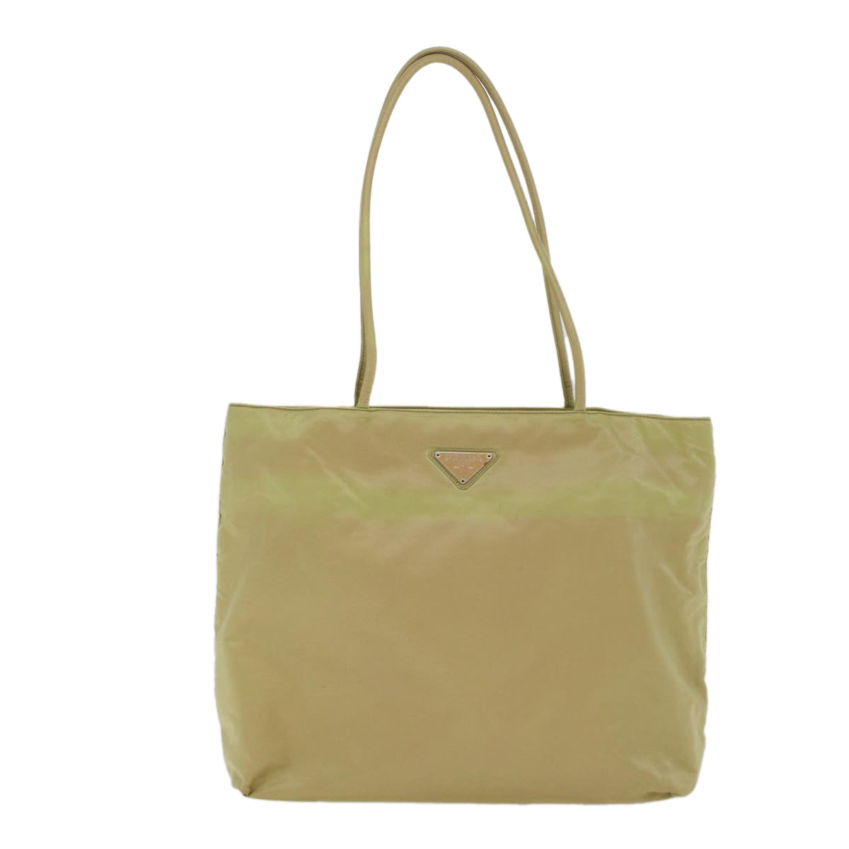 PRADA Tote Bag Nylon Beige  48194