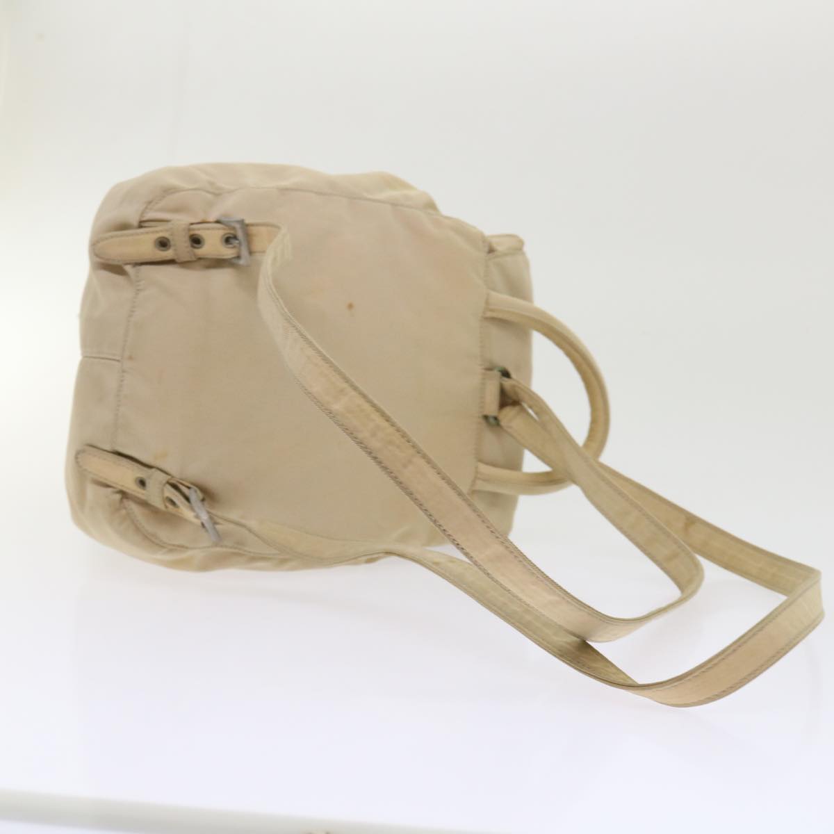 PRADA Backpack Nylon Beige  48226