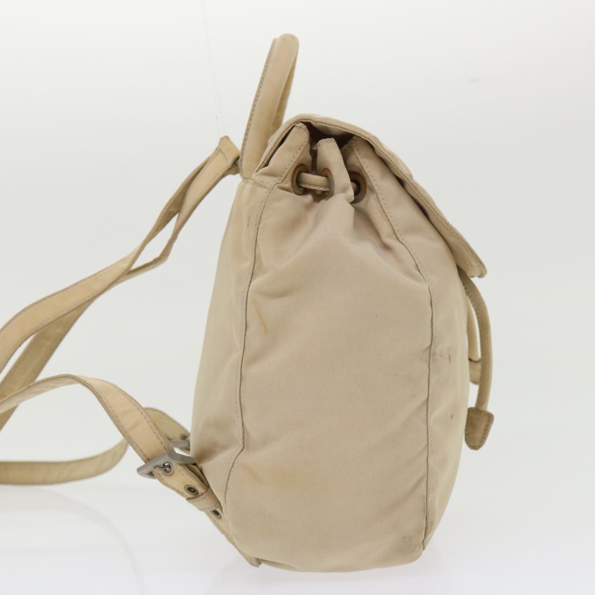 PRADA Backpack Nylon Beige  48226