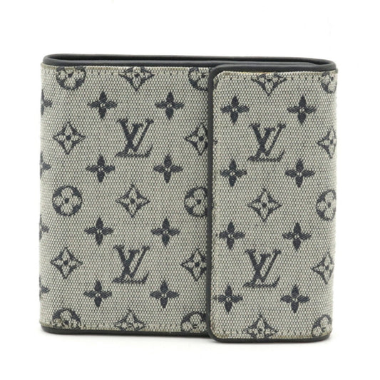 Louis Vuitton Navy Canvas Portefeuille wallet accessories