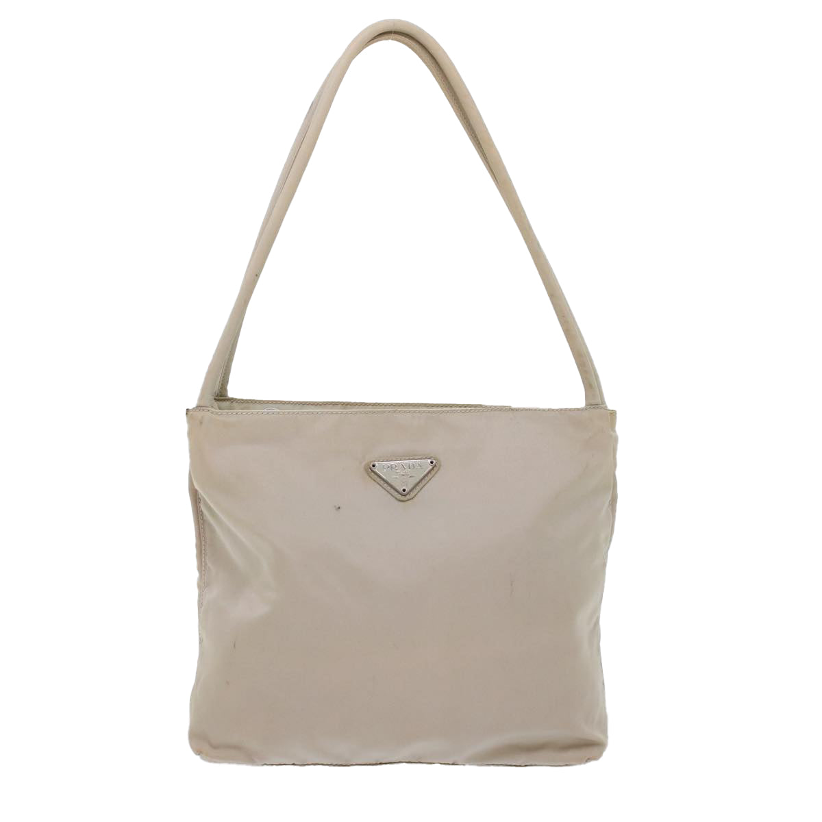 PRADA Tote Bag Nylon Ivory  48758