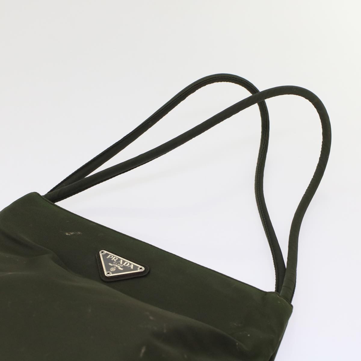 PRADA Tote Bag Nylon Green  49024