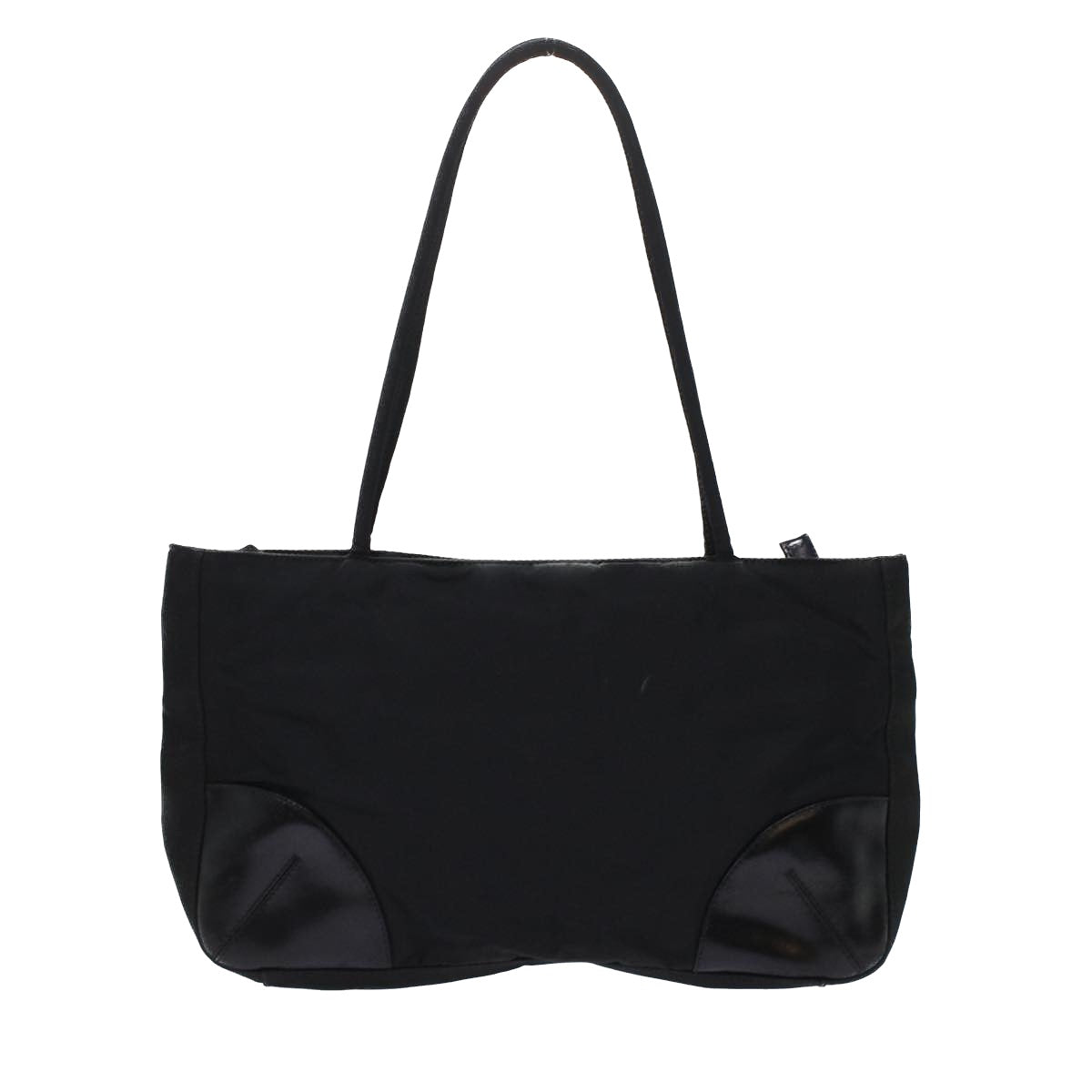 PRADA Hand Bag Nylon Black  49026