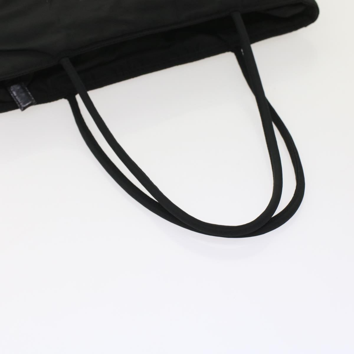 PRADA Hand Bag Nylon Black  49026