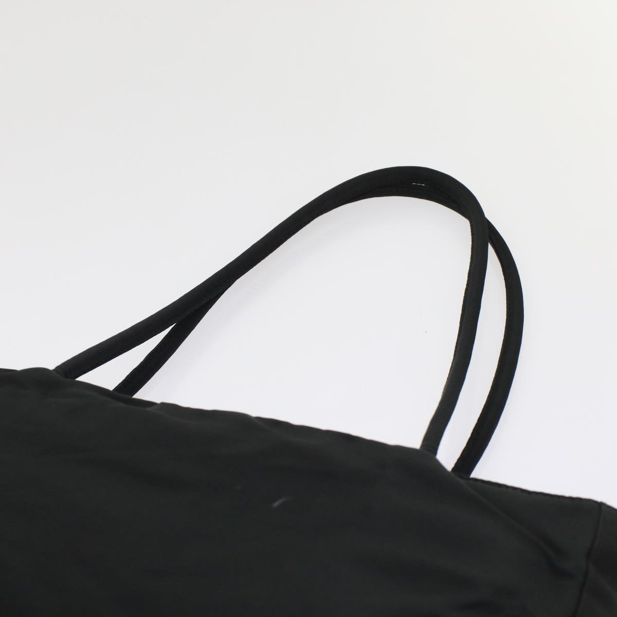 PRADA Hand Bag Nylon Black  49026