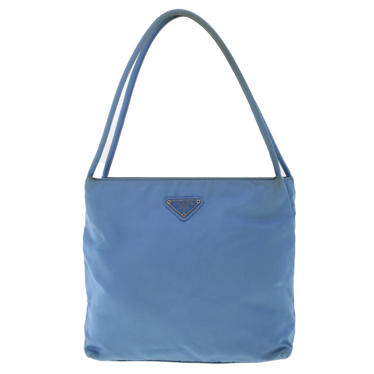 PRADA Hand Bag Nylon Light Blue  49028