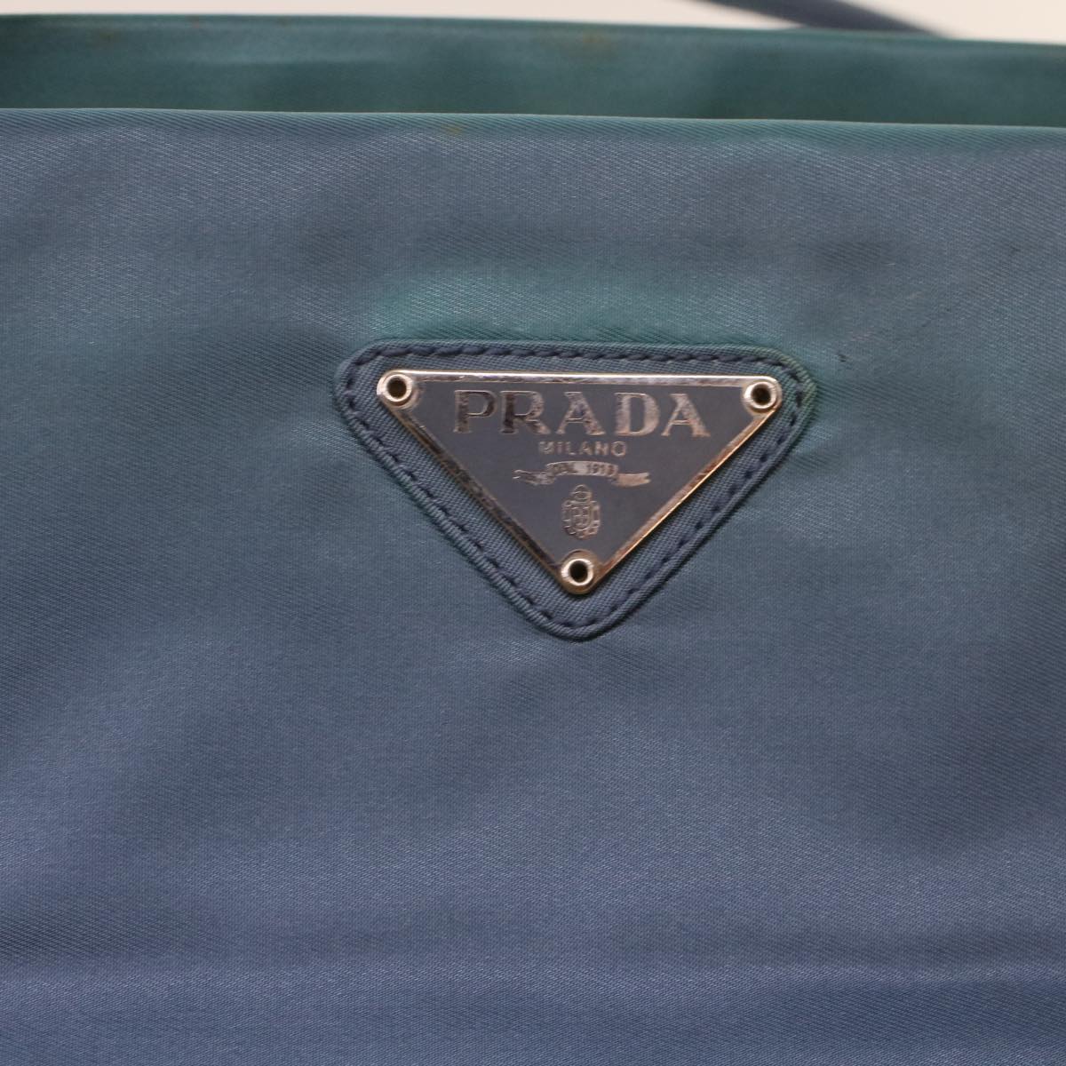 PRADA Tote Bag Nylon Light Blue  49034