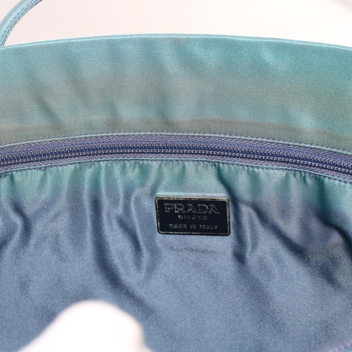 PRADA Tote Bag Nylon Light Blue  49034