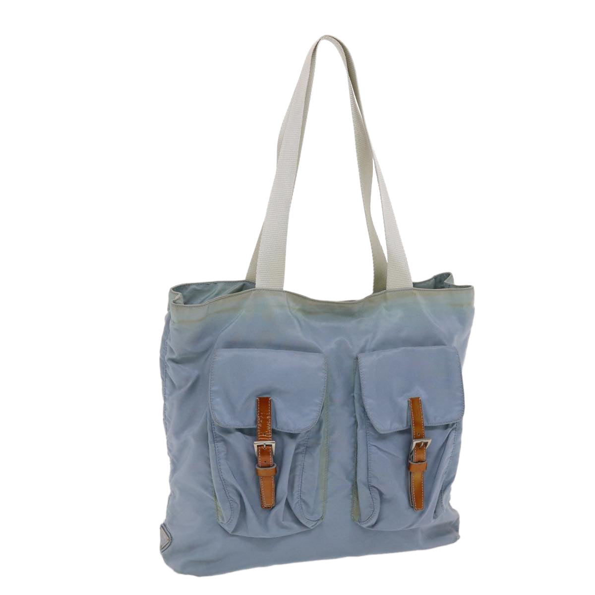 PRADA Tote Bag Nylon Light Blue  49298