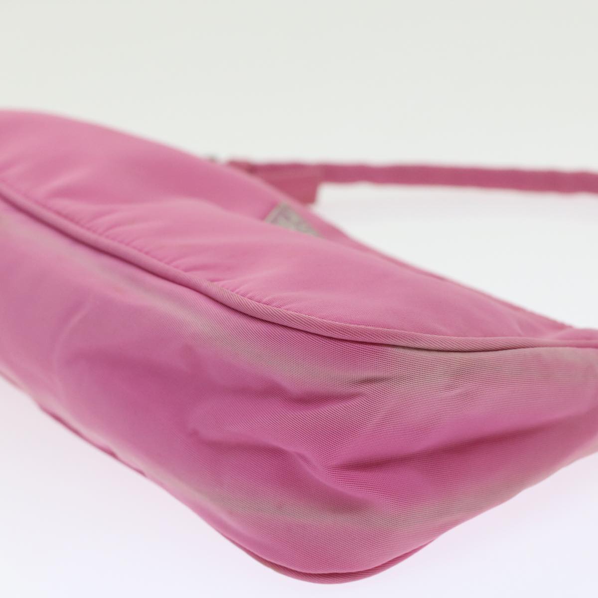 PRADA Accessory Pouch Nylon Pink  49322