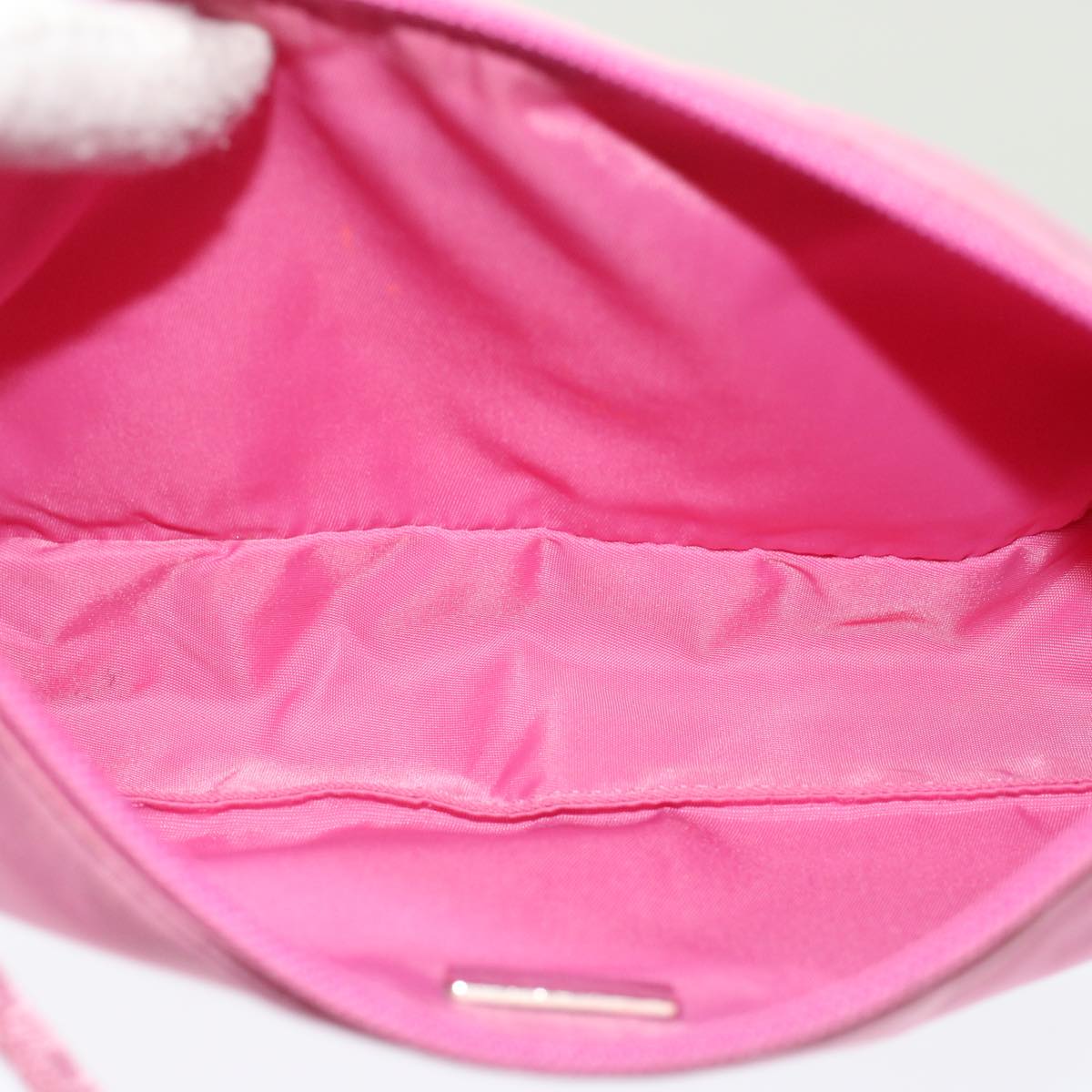 PRADA Accessory Pouch Nylon Pink  49322