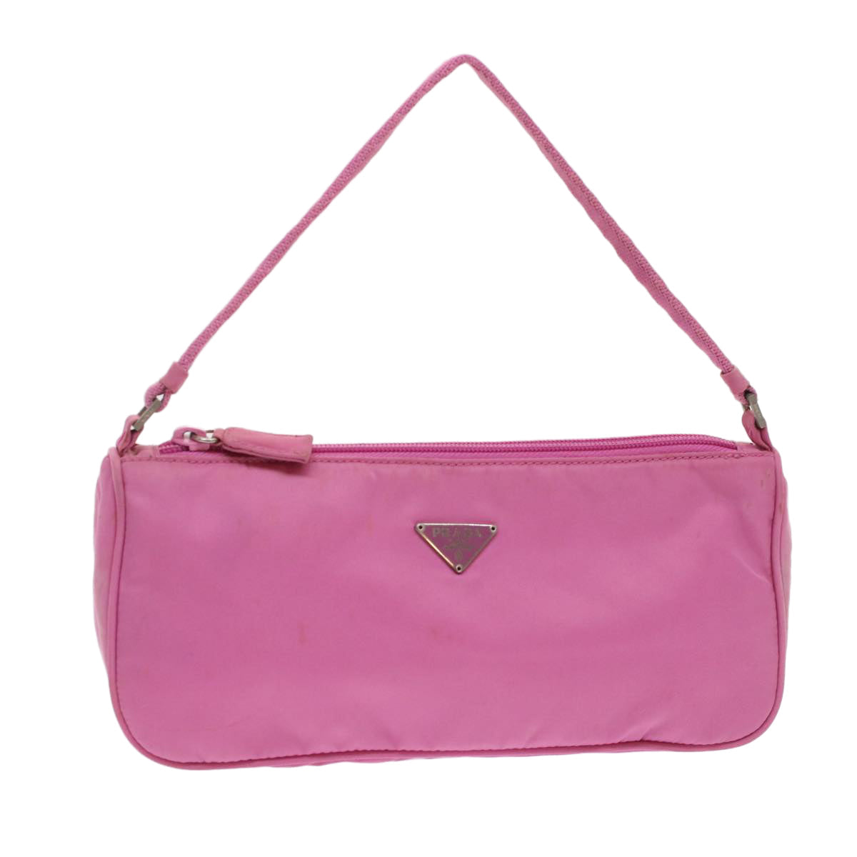 PRADA Accessory Pouch Nylon Pink  49322