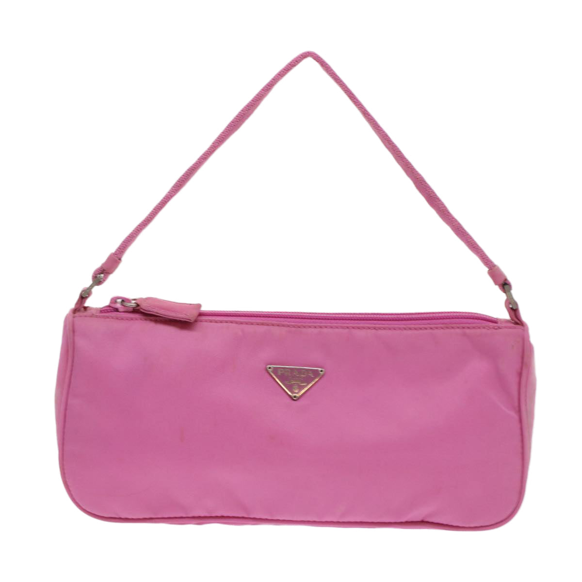 PRADA Accessory Pouch Nylon Pink  49322