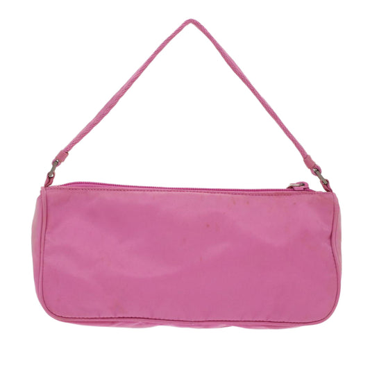 PRADA Accessory Pouch Nylon Pink  49322