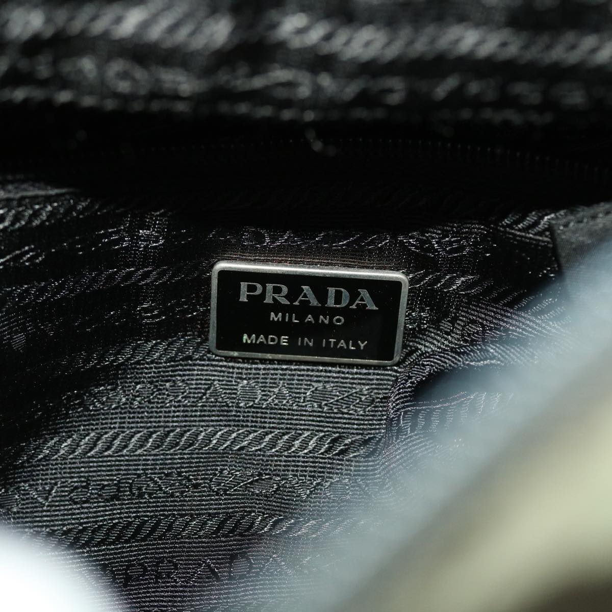 PRADA Tote Bag Nylon Khaki  49587