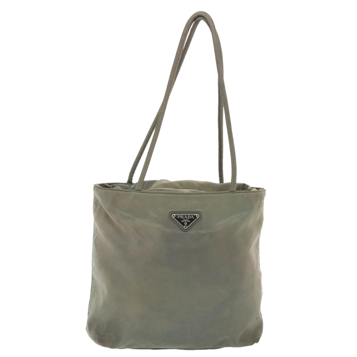 PRADA Tote Bag Nylon Khaki  49587