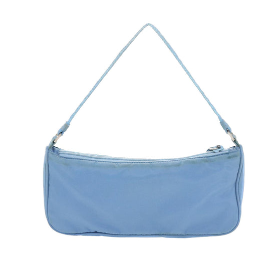 PRADA Accessory Pouch Nylon Light Blue  49774