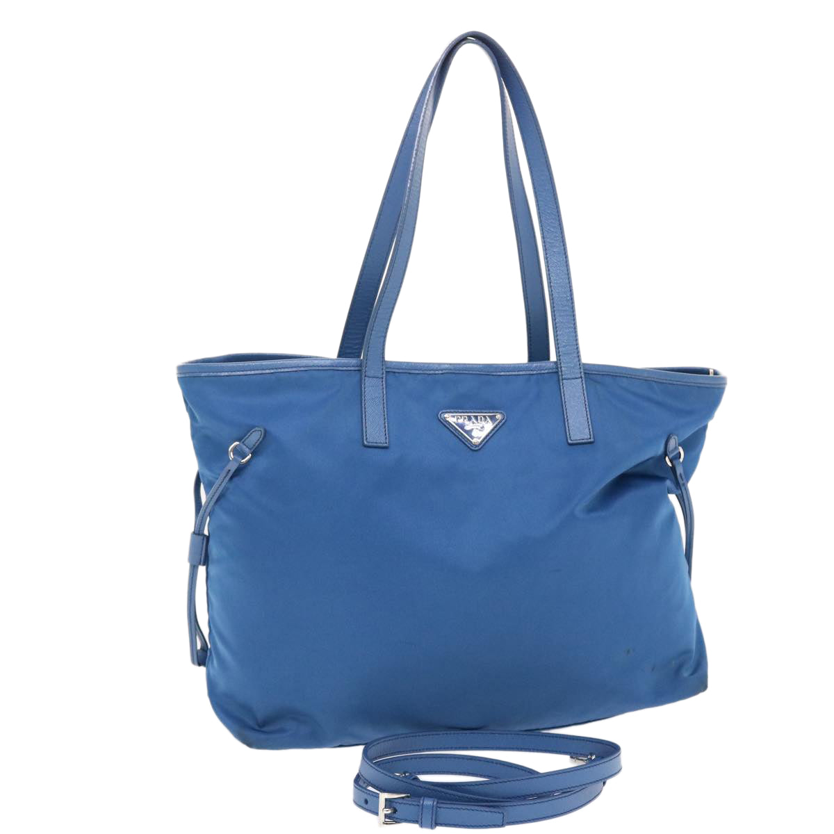 PRADA Tote Bag Nylon 2way Blue  49821