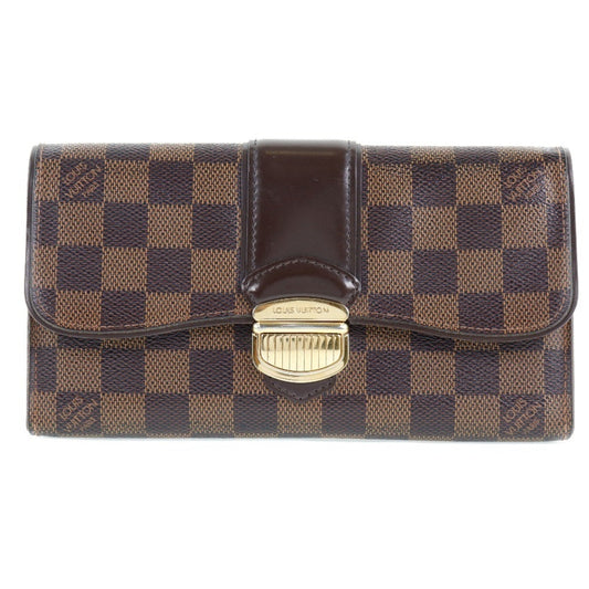 Louis Vuitton Brown Canvas Sistina wallet accessories