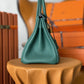HM Birkin Nata Swift Dark Green For Women Gold Toned Hardware 11.8in/30cm