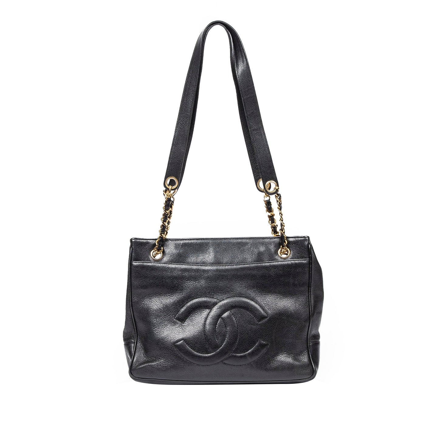 Black Chanel Caviar CC Tote