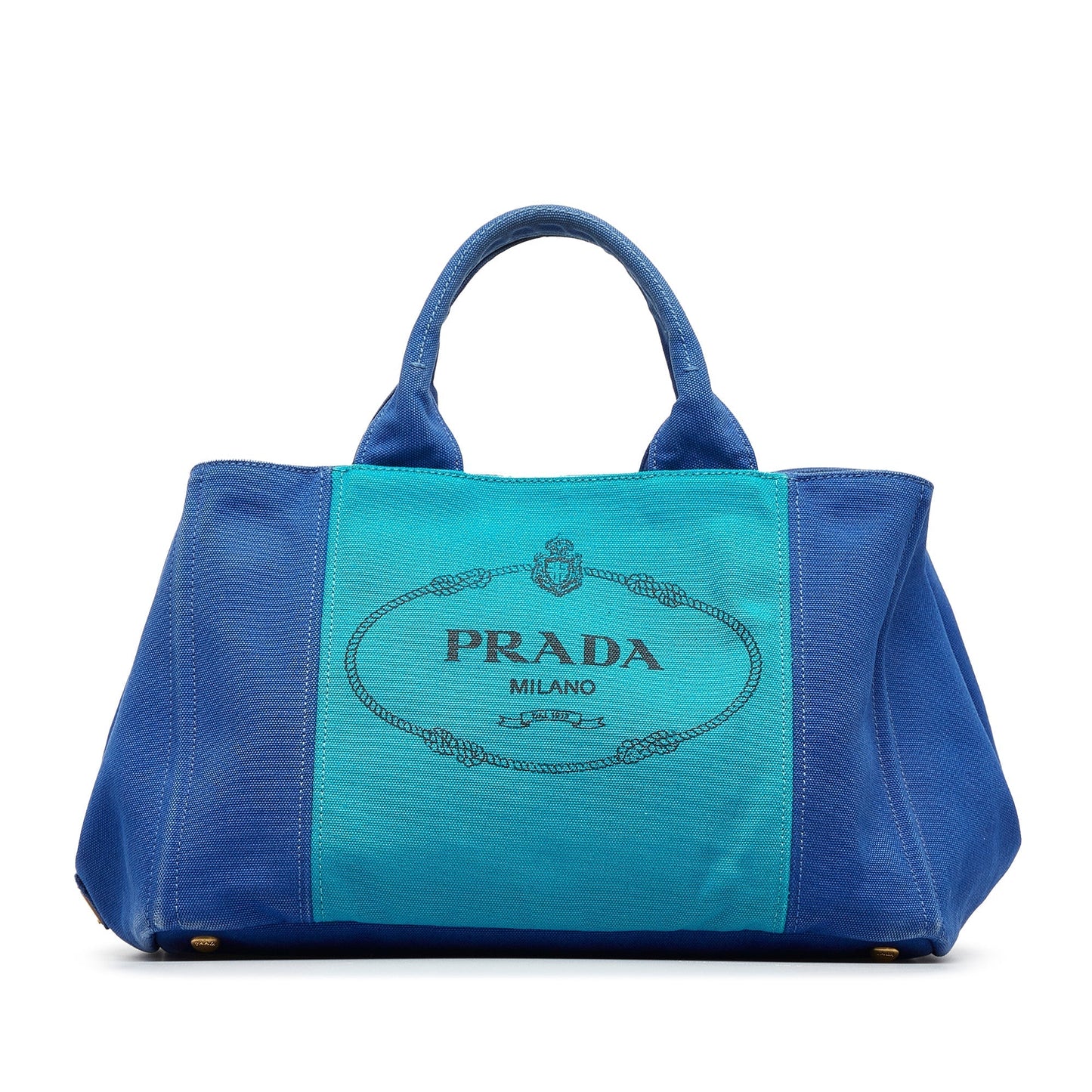 PRADA Canapa Logo Satchel