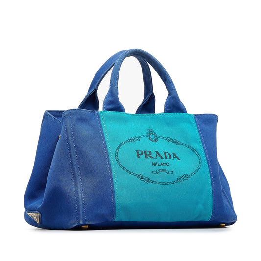 PRADA Canapa Logo Satchel