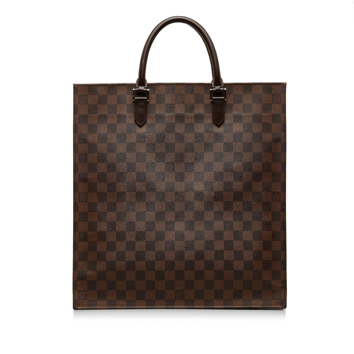 LOUIS VUITTON Damier Ebene Sac Plat Tote Bag