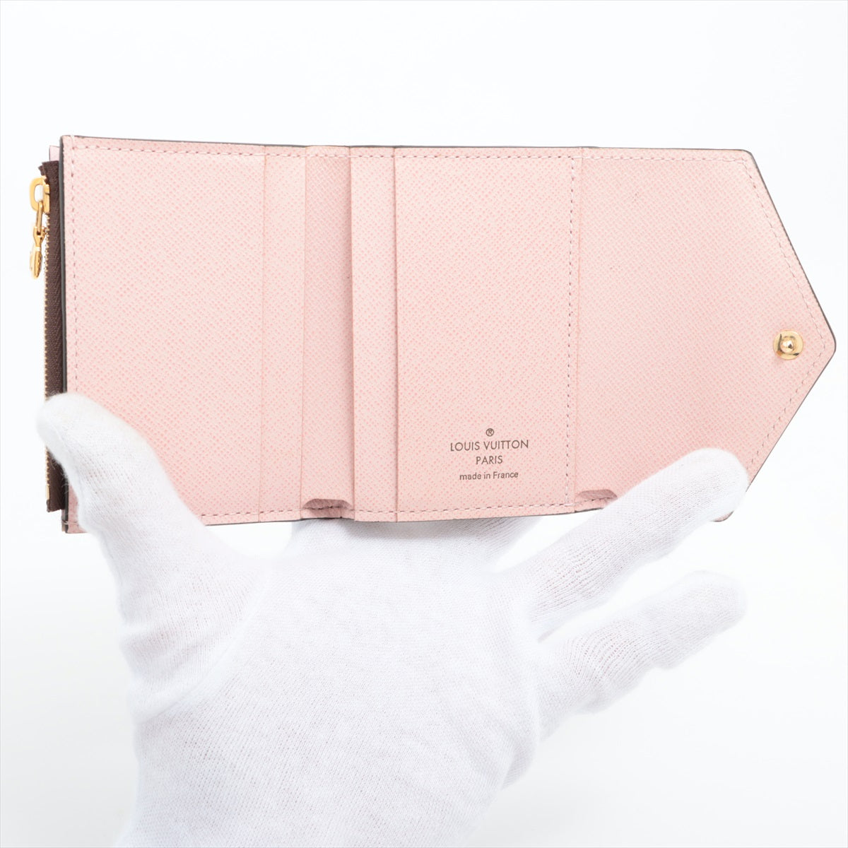 Louis Vuitton Monogram Zoé Wallet Rose Ballerine