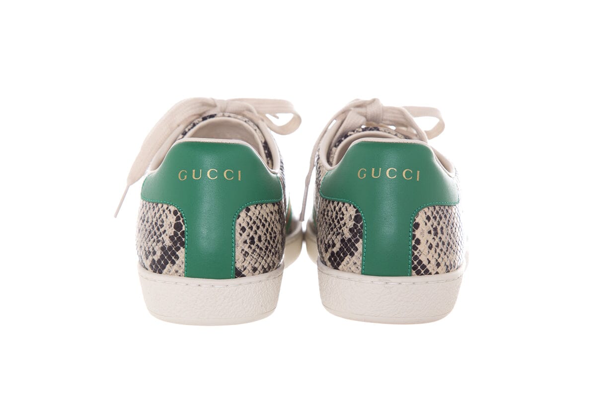 Gucci Python Men's Ace Sneakers SZ 39.5