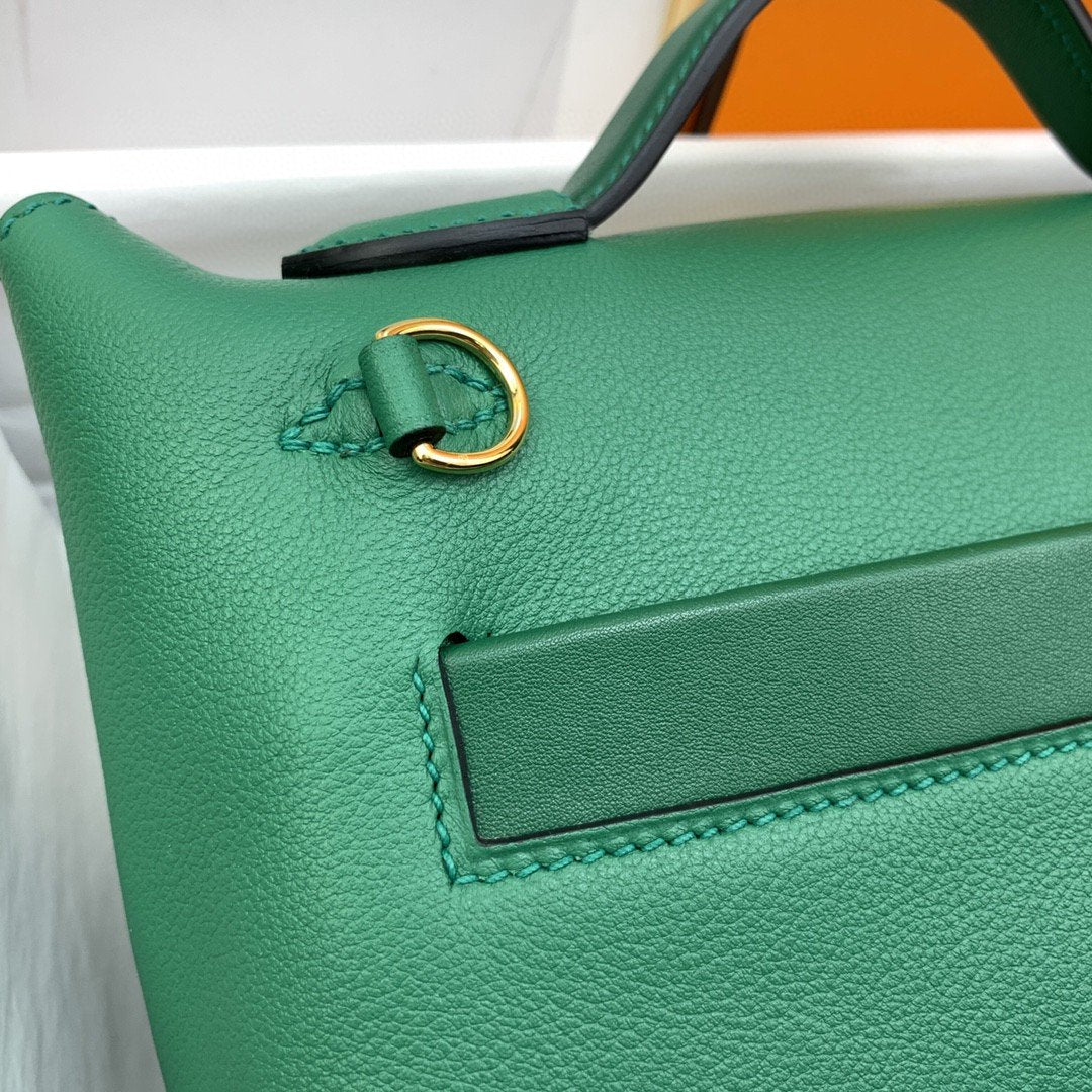 HM 24/24 Mini Evercolor Swift Green For Women, Womenâ€™s Handbags, Shoulder Bag 8.2in/21cm