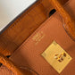 HM Birkin Brown For Women Gold Toned Hardware 11.8in/30cm