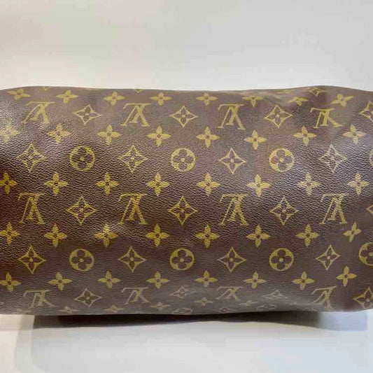 Louis Vuitton Monogram Speedy 35 Handbag, Brown, Coated Canvas