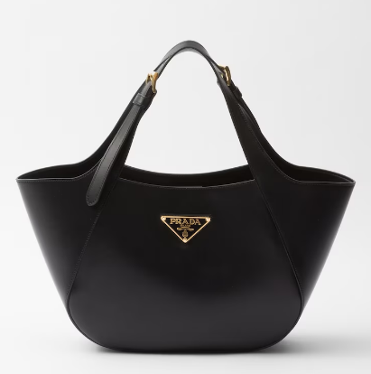 Prada medium leather tote bag