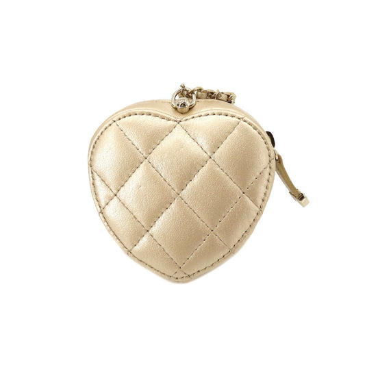 Chanel Gold Leather Wallet On Chain wallet accessories