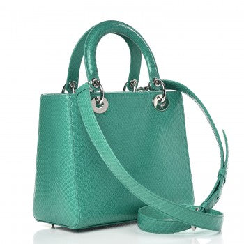 Dior Lady Dior Python Medium Lady Dior- Green