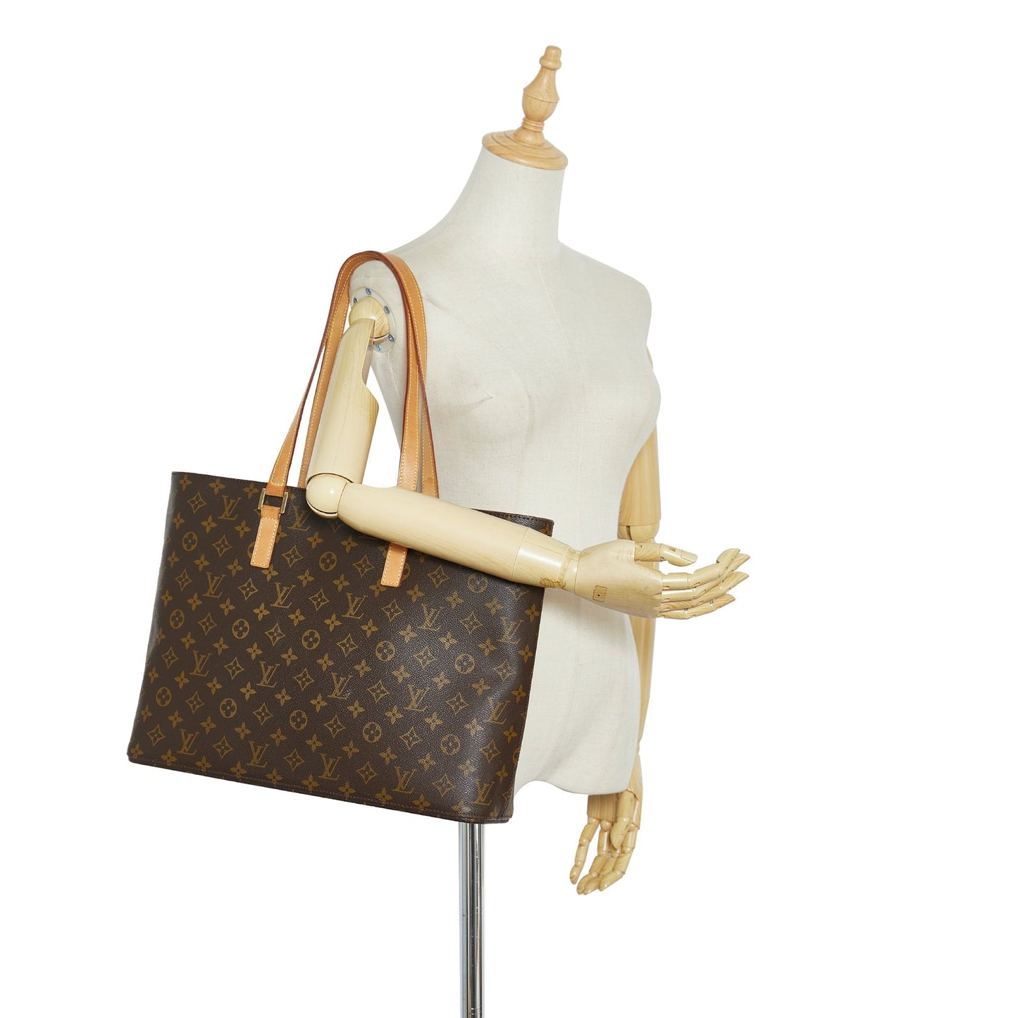 Brown Louis Vuitton Monogram Luco Tote