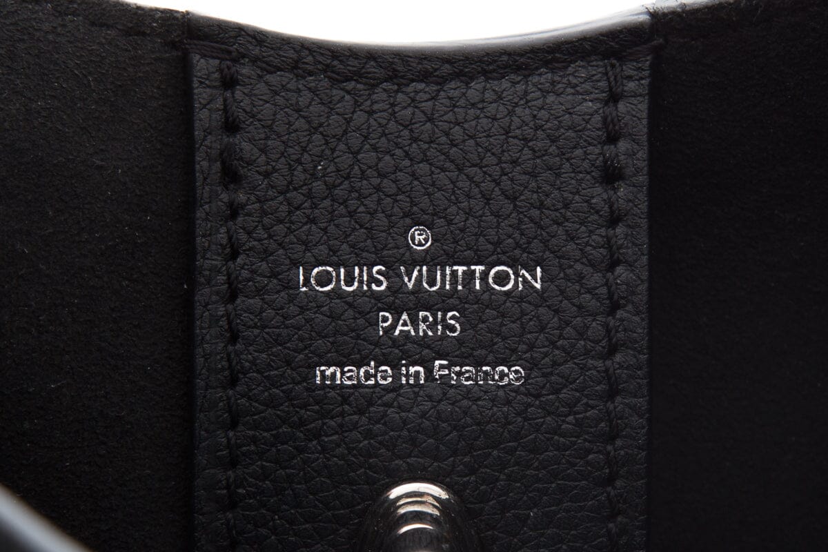 Louis Vuitton Black Lockme Hobo Handbag