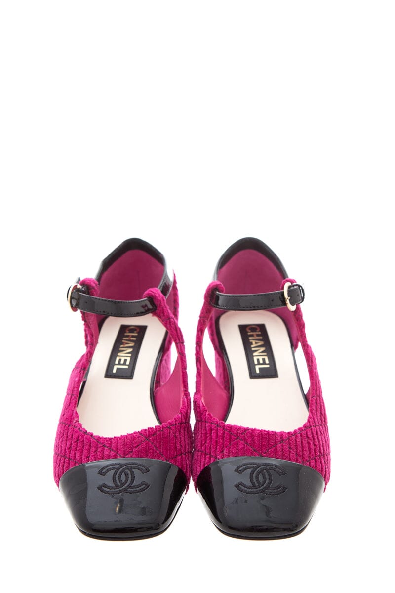 Chanel 2022 Pink Mary Janes Heels SZ 37.5