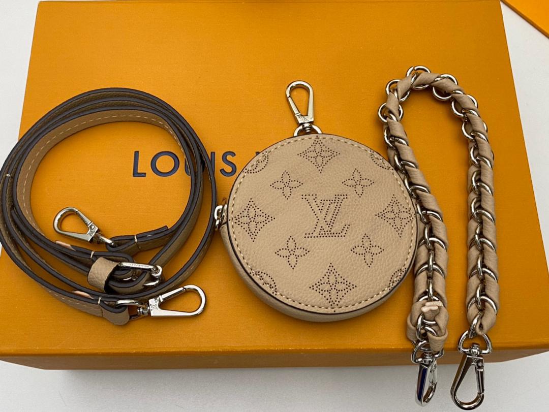 LV Bella Bucket Bag Mahina Galet Grey For Women, Womenâ€™s Handbags, Shoulder And Crossbody Bags 7.5in/22cm LV M57201