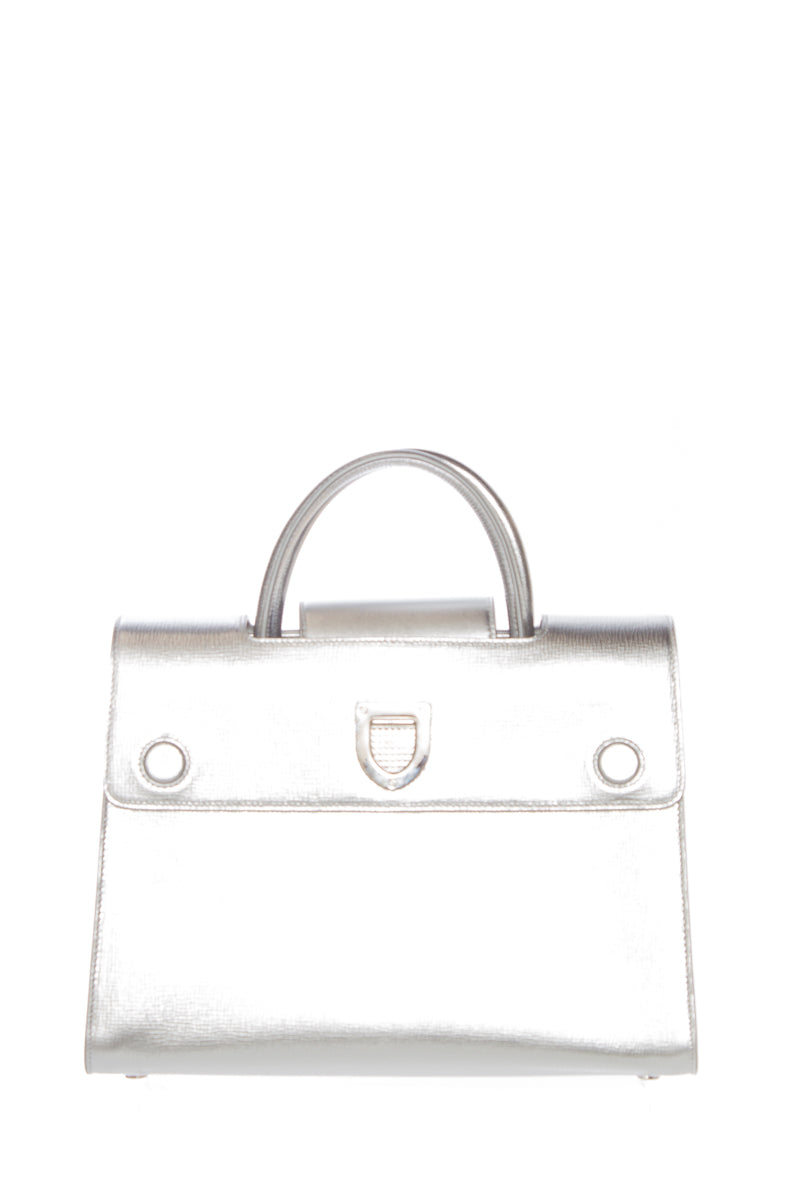 Christian Dior Silver Handbag